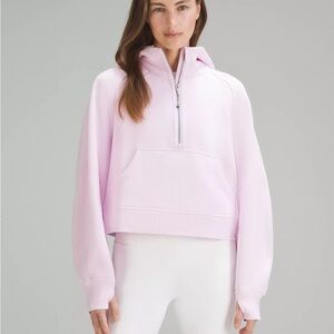 RARE COLOR Lululemon Scuba Half-Zip Hoodie- Meadowsweet Pink